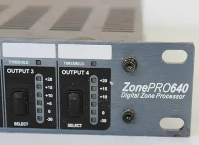 DBX Zone PRO 640  Audio Processor, 6.80 lb, Model DBX640V