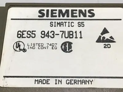 USED SIEMENS 6ES5 943-7UB11