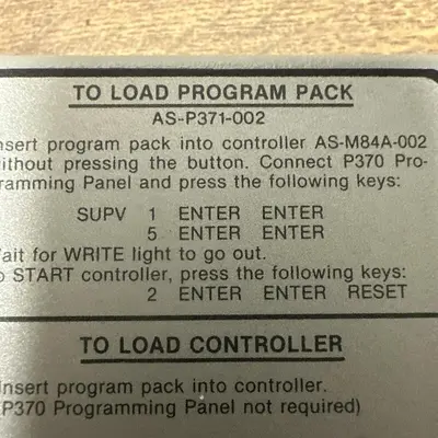USED MODICON AS-P371-002