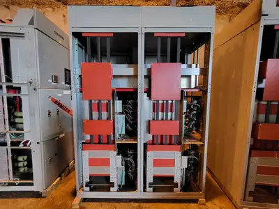 4160 Volts, Series 81000 Two-Column Motor Control Center (MCC) Section