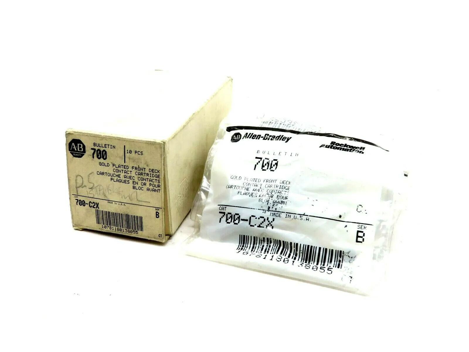 10 NEW ALLEN BRADLEY 700-C2X CONTACT CARTRIDGE SERIES B 700C2X