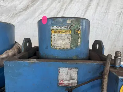 196 TON X 18” WIDTH X 1” FRANKLIN MODEL #B5196-20 AUTOMATIC HYDRAULIC SHEAR & PUNCH MACHINE: STOCK #23392