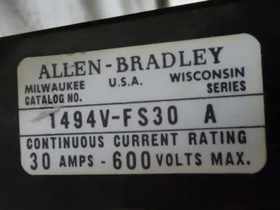 USED ALLEN BRADLEY 1494V-DS30 SER A