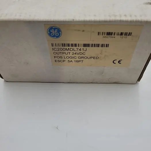 New | in-Stock GE / FANUC GE FANUC - IC200MDL741J OUTPUT 24VDC POS LOGIC GROUPED ESCP .5A 16PT SEALED IN ORIGINAL BOX PLC Input & Output | ND Industrial Surplus #1221778