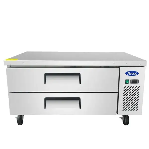 New | in-Stock Atosa New Atosa MGF8451GR 52" Refrigerated (2) Drawer Chef Base Chef Bases Illinois US | Falcon Restaurant Supply #1375360