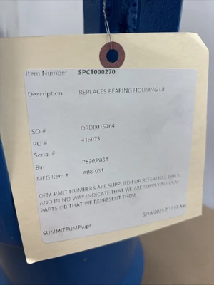 New | in-Stock Summit SPC 1000270 Pumps Indiana US | J&J Industrial Supply #1438893