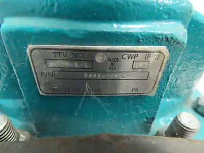 TRU-TECH 4AAAJ-CA-M-2 TRU-FLOW Rubber Diaphragm Manual Valve 4" Flanged 150 PSI