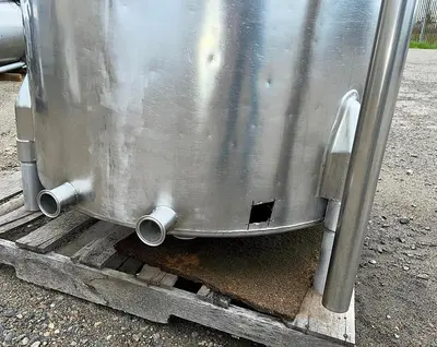Tank, 175 Gallon, Stainless Steel, Dual Compartment, #S744974