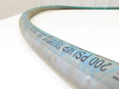 Boston Chemcat 1"ID x 12' Petroleum Chemical Transfer Hose Camlok Ends