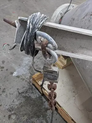 300 Gallon Aluminium Hopper With Load Cells