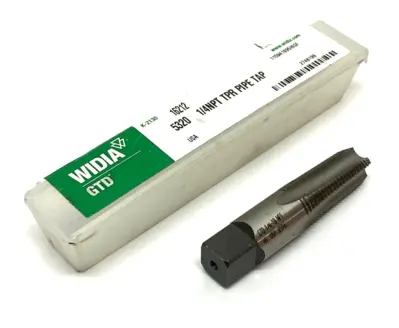 16212 | Widia GTD  Taper Pipe Tap 1/4"-18 NPT 4-Flutes 5320 - New Other