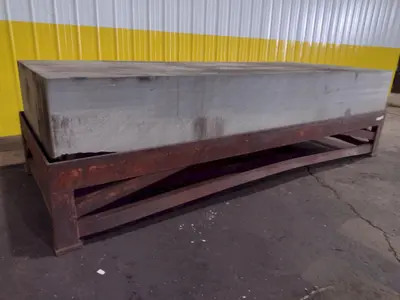 10' x 4' X 16" PRECISION GRANITE SURFACE PLATE W/ TABLE STAND: STOCK #19003