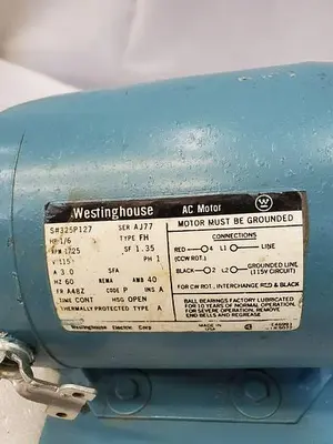 Westinghouse AC MOTOR FH