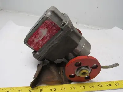 BROOKS EMERSON 9417-B1C1V2G Oval Gear Meter .15 to 5.34LPM 100CPS @111F 255 PSI