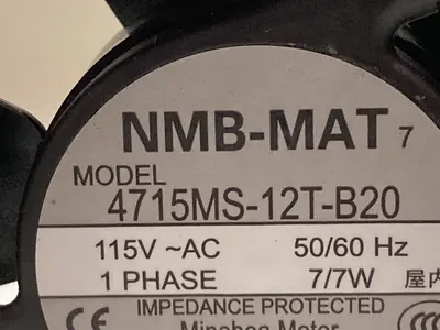 New | in-Stock NMB 4715MS-12T-B20 Miscellaneous Equipment (Electrical & Power) | Surplus Asset Holdings #1199182
