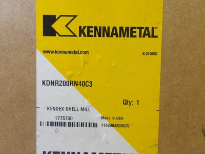 Kennametal 2" Indexable Facemill 3/4" Arbor KDNR200RN40C3 (LOC3544)