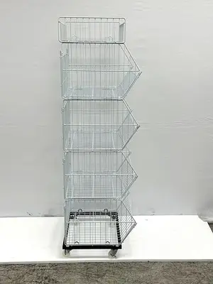 5 layer Grid Shelf Shelves Retail Display 20*19*55 -various sizes available - SEE VIDEO