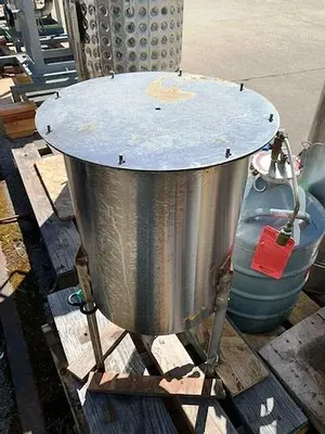 Tank, 7 Gallon, 316 Stainless Steel, 12" X 15", FT/DB, #S742751