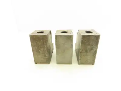 Hard Lathe 2-Step Smooth Chuck Jaws 50x100mm  Set of 3