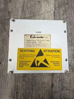 STUDER 1332 633B /00 Electrical/PLC/Automation | ESS Industrial Equipment Sales (9)