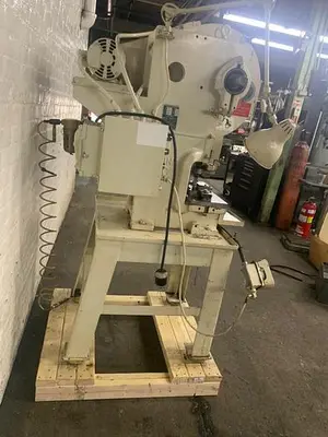 5914-230 Perkins Model 10-C 10 Ton OBI Punch Press, Air Trip Mechanical Clutch