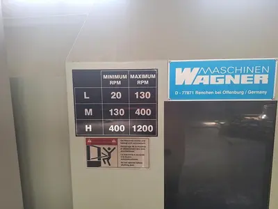 Used 2011 WAGNER WDR 1000 CNC CNC Lathes CZ | Amaron s.r.o. #1060800