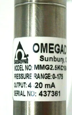 NEW OMEGADYNE MMG2.5KC1B4MC6T3A5CE PRESSURE TRANSDUCER