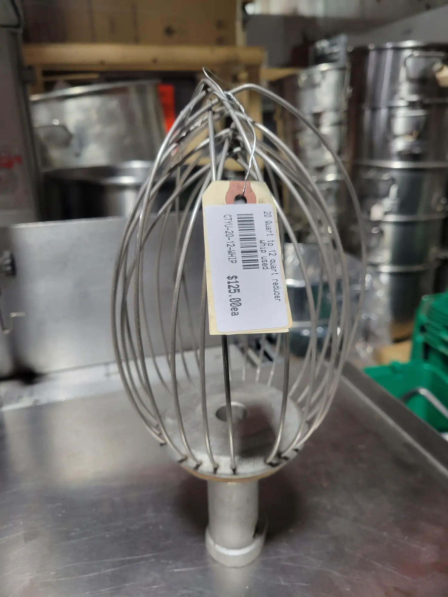 Used Hobart 20 Quart to 12 Reducer Whip OEM Replacement