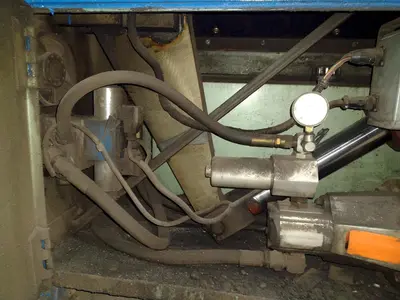 50 TON PIRANHA MODEL #P50 HYDRAULIC IRONWORKER: STOCK #23214