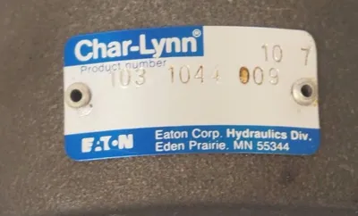 NEW EATON CHAR LYNN 103-1044-009 HYDRAULIC MOTOR 1031044009