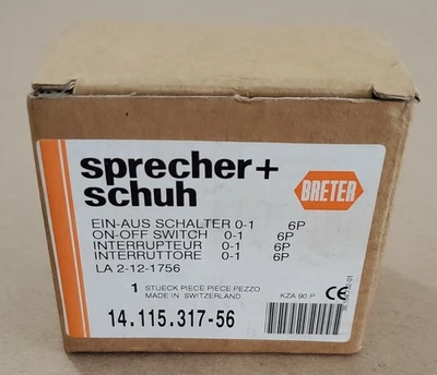 NEW SPRECHER & SCHUH LA2-12-1756
