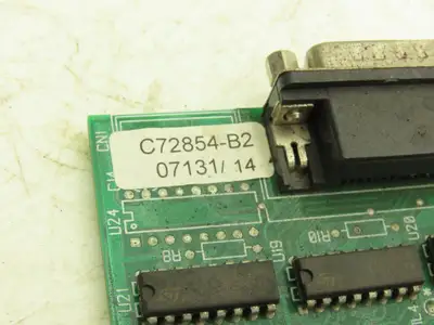 Amada C72854-B2 I/O Printed Circuit Board PCB E/S Ver 5.3 Input Output Module