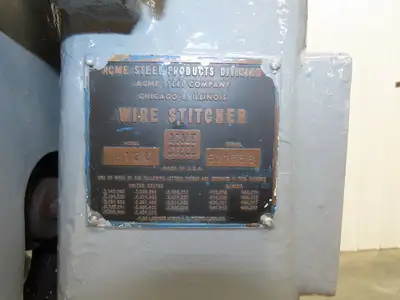 ACME Post Stitcher Box Wire Stapler 12" Throat 3/8" Staple