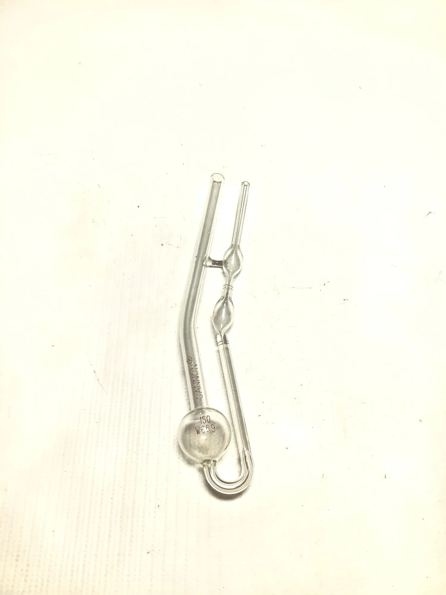 Cannon-Fenske W669 Size 150 Glass Capillary Routine Viscometers