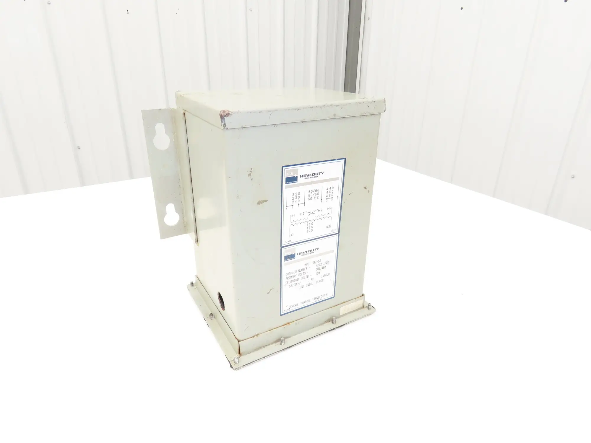 EGS Hevi-Duty HZ12-1000 Step-Down Transformer 1Kva 240/480V - 120V 1PH