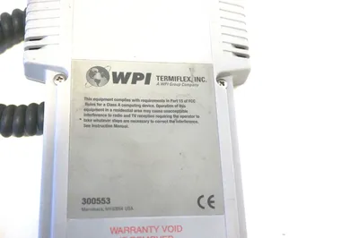 USED WPI TERMIFLEX INC. 300553 HAND HELD PROGRAMMER