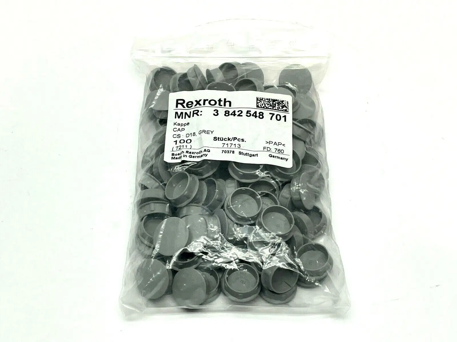 3 842 548 701 | Bosch Rexroth 3842548701 Cubic Connector 30/2 PKG OF 100 - New