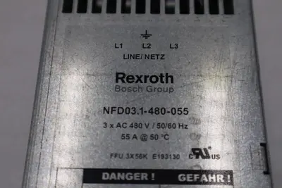 NEW OPEN BOX REXROTH NFD03.1-480-055 Powerline Filter STOCK G287