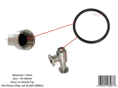Nozzle Tip O-Ring (Silicone / Viton)