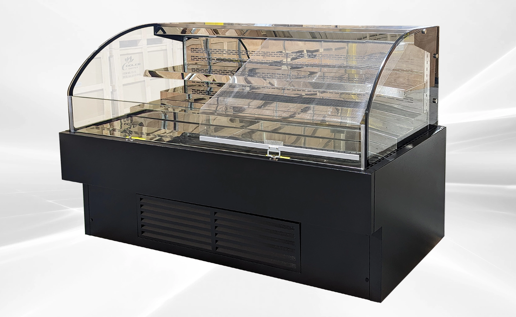 171-0294 72" Open Air Self Contained Self Service Cooler