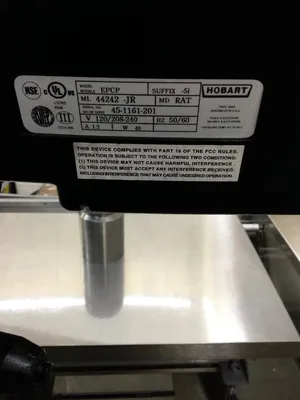 Hobart HTi Hand Wrap HWS-4 Station, EPCP-5i Console, EPP3 Printer Scale