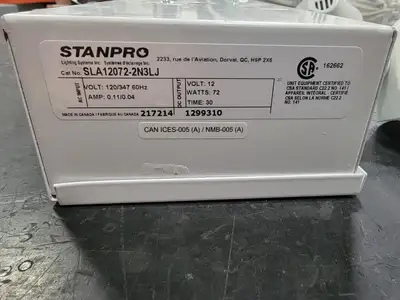 NEW STANPRO SLA12072-2N3LJ/BK
