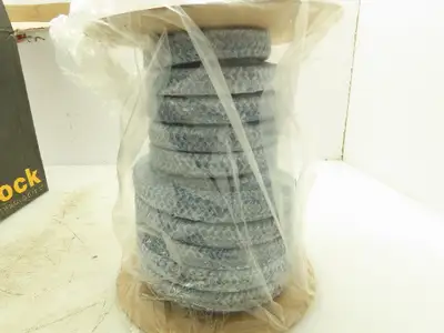Garlock 5000 Braided Carbon Fiber PTFE Valve Packing Gasket Seal 5/8" Sq 5Lb