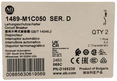 NEW ALLEN-BRADLEY 1489-M1C050