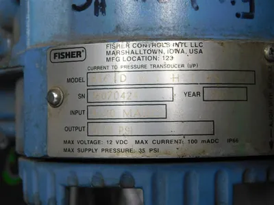 USED FISHER CONTROLS 846 DM1H1 K5