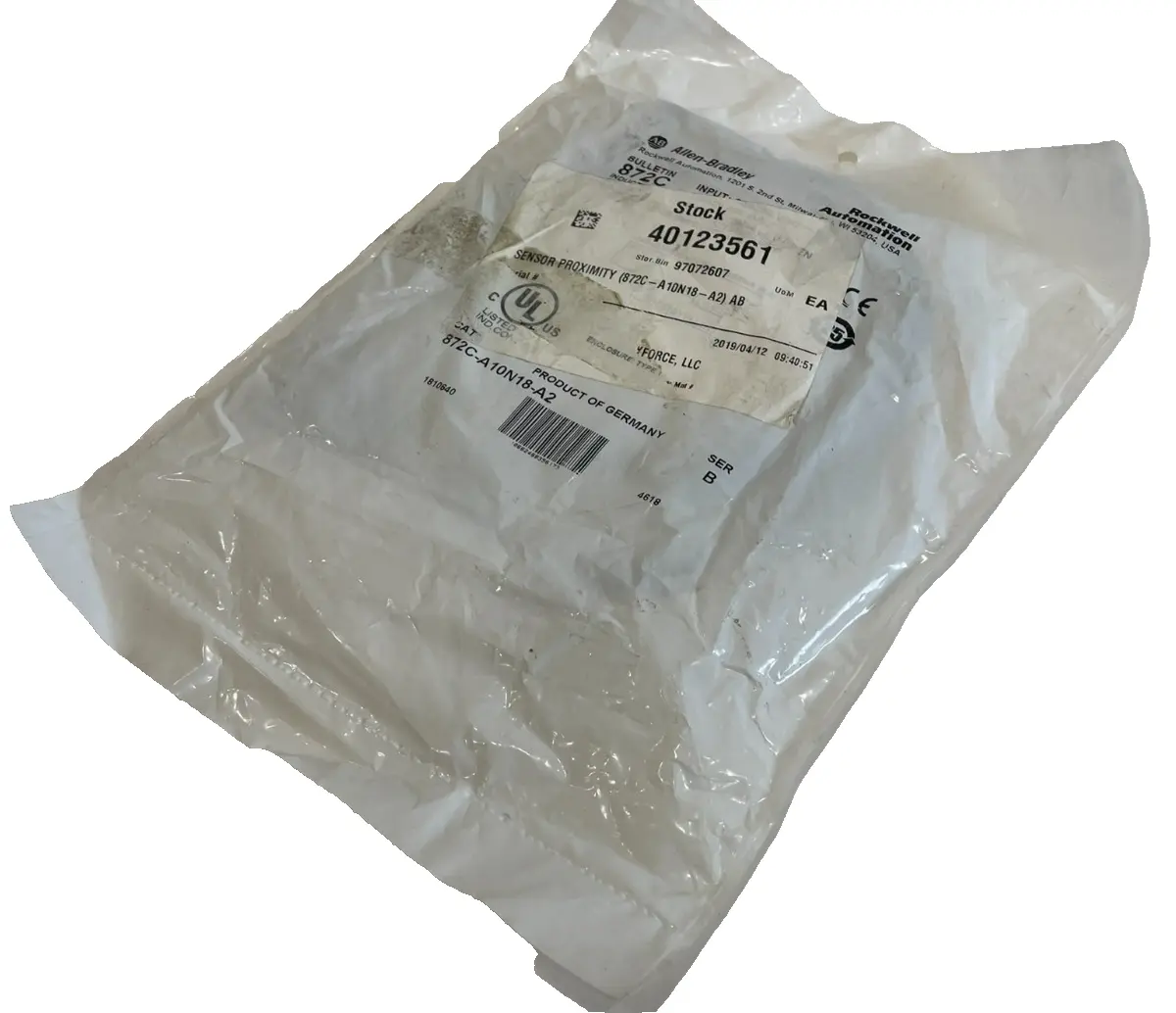 ALLEN BRADLEY 872C-A10N18-A2 PROXIMITY SENSOR SER. B 872CA10N18A2 NEW, SURPLUS