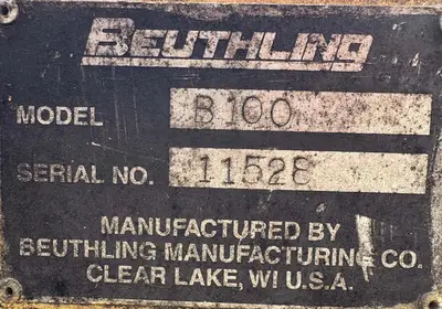 Used 2000 BEUTHLING B100 Single Drum Rollers New Jersey US | Proxy Equipment #1385318