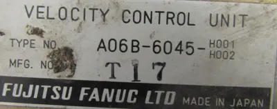 USED FANUC A06B-6045-H001 SERVO DRIVE A06B-6045-H002 A06B6045H001