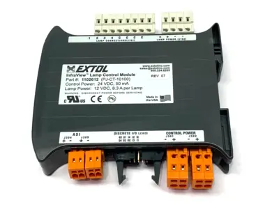 Used Extol Rev 07 InfraView Lamp Control Module PLC Input & Output Michigan US | Maverick Industrial Sales #1414208