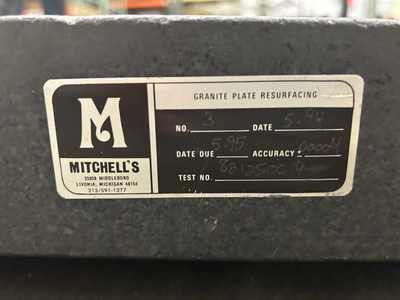 Michelle 18″ x 24″ x 3.5″ Granite Surface Plate